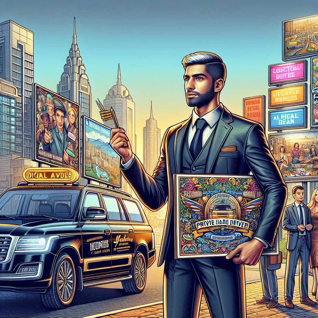 Le rôle de la publicité locale pour se faire connaître en tant que chauffeur VTC